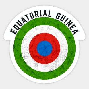 Equatorial Guinea Roundel Flag Sticker